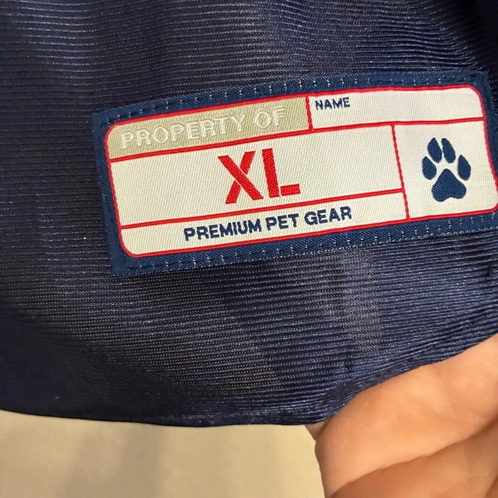 Littlearth Premium Pet NFL New York Giants Stretch Dog  Jersey Size XL